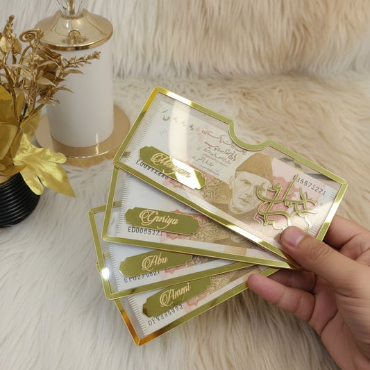 Custom Acrylic Eidi Envelopes