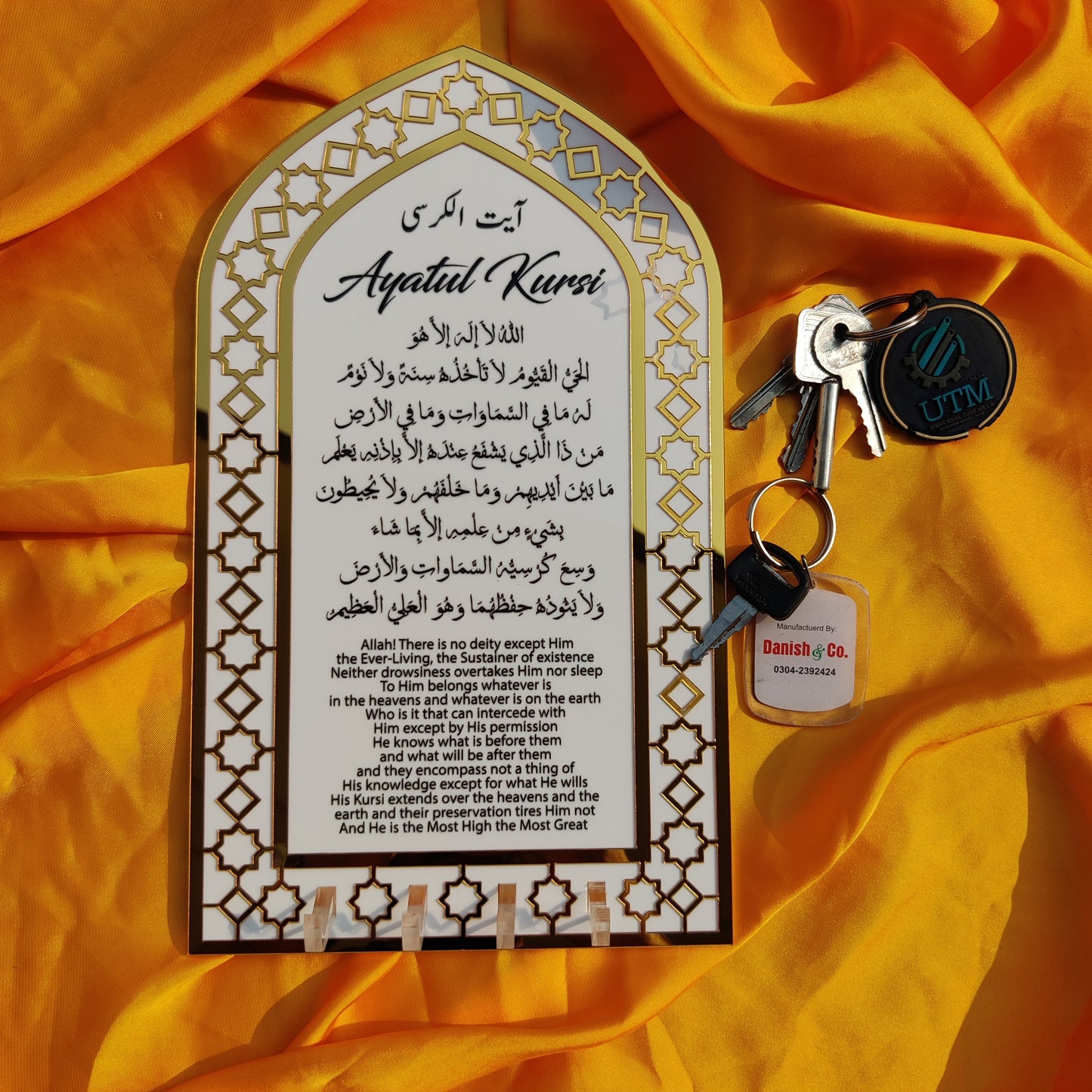 Spiritual Acrylic Key Holder