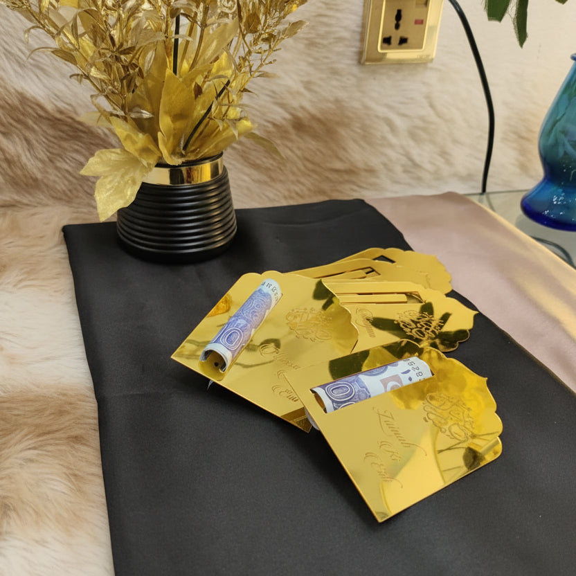 Custom Golden Mirror Eidi Stand 6 pcs
