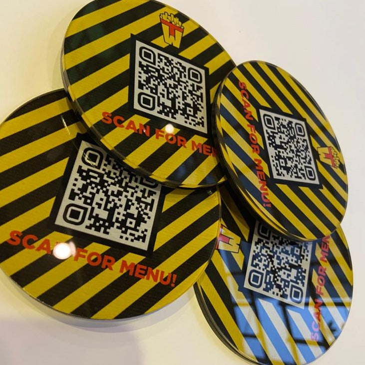 Customized Acrylic QR menu for Restaurants